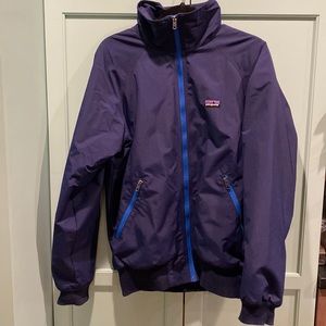 Mens Blue Patagonia Bomber Jacket